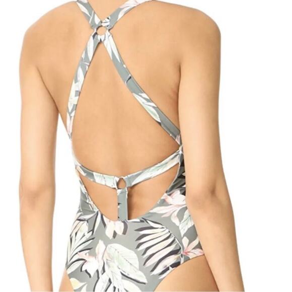 Mink Pink tropical one piece swim suit size XS - Picture 2 of 11